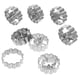 thumbnail image 4 of GOOHOCHY Juego de 8 cortadores de galletas de acero inoxidable, moldes metálicos para pasteles navideños, 4 of 8