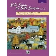 Alfred Folk Songs for Solo Singers, Vol. 2-High Voice-Book Only