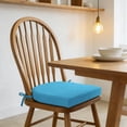thumbnail image 4 of U-Shaped Chair Seat Cushion with Ties & Removable Cover High Density Foam Seat Pad Non- Seat Cover High-Resilience Washable Chair Pad Cushion for Patio Dining Kitchen Desk Chairs, 4 of 5