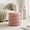 Pink, variant on Gericco Round Storage Ottoman Bench,End of Bed Foot Rest Stool with Padded Seat,Bedroom Bench for Living Room, White