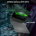 thumbnail image 3 of HP Victus Gaming Laptop, 16.1" FHD 144Hz, AMD Ryzen 7 8845HS, NVIDIA GeForce RTX 4070, 32GB DDR5 RAM, 2TB SSD, HDMI, RGB Backlit KB, Wi-Fi 6, Windows 11 Pro, 3 of 5