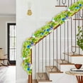thumbnail image 6 of Msgweeeg Leaves Wall Decor Easter Home Decor Easter Artificial Eggs Vines 74.8 inch Real Eucalyptus Simulation Rattan Garland Home Wedding Spring Festival Decoration Hanging Greenery, 6 of 10