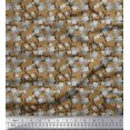 thumbnail image 1 of Soimoi Poly Georgette Fabric Blossom Floral Print Fabric by Yard 52 Inch Wide, 1 of 5