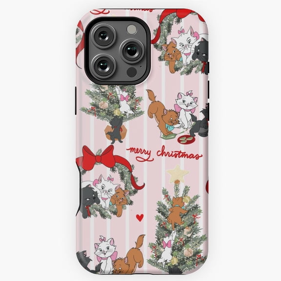 Aristocats Xmas Phone Case for iPhone 11 12 13 14 15 16 17 Pro Max