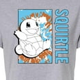 thumbnail image 3 of Pokémon - Tie Dye Squirtle - Juniors Cropped Cotton Blend T-Shirt, 3 of 5