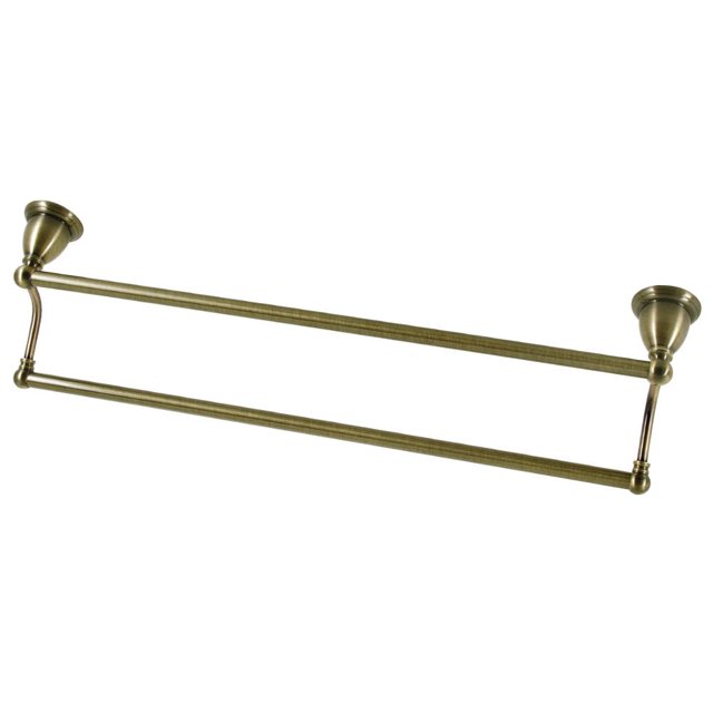 Kingston Brass Ba1753Ab Heritage - Toallero Doble De 24.0 In, Latón Envejecido