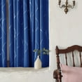 thumbnail image 2 of Deconovo Blackout Curtains, Energy Saving, Royal Blue, 52W x 72L Inch, Thermal Insulated Noise Reducing Drapes for Bedroom Living Room, Set of 2, 2 of 6