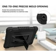 thumbnail image 2 of All-New Kindle Fire 7 Tablet Case 12th Gen 2022 Release SOAUTO Hybrid Protective Case with Kickstand Strap / Come With Tempered Glass Screen Protector For Amazon Fire 7 Kids Tablet - Black+Black,1 Pcs, 2 of 6