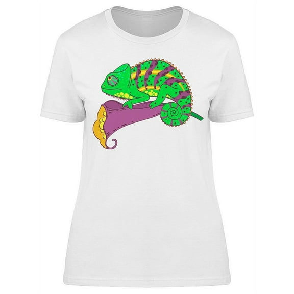 Chameleon Flower T-Shirt Women -Image by Shutterstock, Female Medium