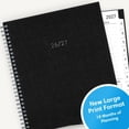 thumbnail image 6 of Blue Sky 2027 18 Month Large Print Monthly Planner Calendar, July 2026 - December 2027, 8" x 10", Monthly Layout, Flexible Cover, Durable Twin wire Binding, Laminated Tabs, Solid Black, 6 of 11