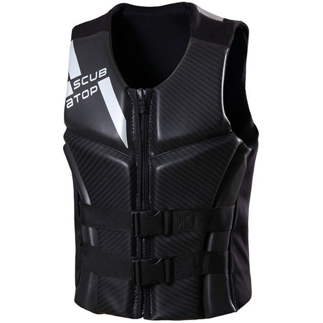 Life Jacket Adult Super Buoyancy Neoprene Life Vest Surf Raft Kayak Fishing Jet Ski Water Sport Swimming Rescue Life Jacket