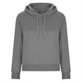 thumbnail image 6 of ABATAB Oversized Hoodies for Women Fashion Side Zipper Fleece Long Sleeve Hooded Sweatshirts Warm Fall Tunic Pullover Ladies Clothes(X-Large,Gray), 6 of 6