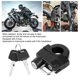 thumbnail image 3 of Universal Motorcycle Helmet Lock AntiTheft with Keys Riding Accessory for 0.9in Handlebar, 3 of 5