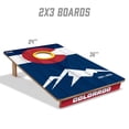 thumbnail image 6 of YouTheFan State of Colorado 2' x 3' Cornhole Game, 6 of 6