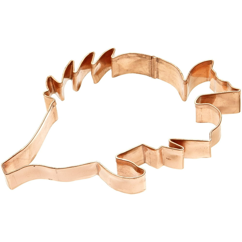 Tropical Fish Shape Cookie Cutter, Copper, Heirloom quality cookie