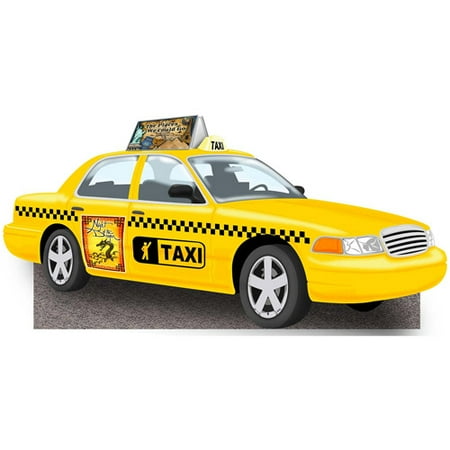 Broadway Taxi Cab Standee