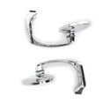 thumbnail image 2 of Motor Genic Pair M8 M10 Retro L-Bar Round Mirrors For Cafe Racer Bobber Custom Motorcycle, 2 of 24