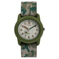 thumbnail image 6 of Kids' Green Analog Watch, Camo Elastic Fabric Strap, 6 of 6