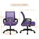 thumbnail image 3 of Silla de oficina Yaheetech de malla ergonómica con soporte lumbar, color morado, 3 of 9