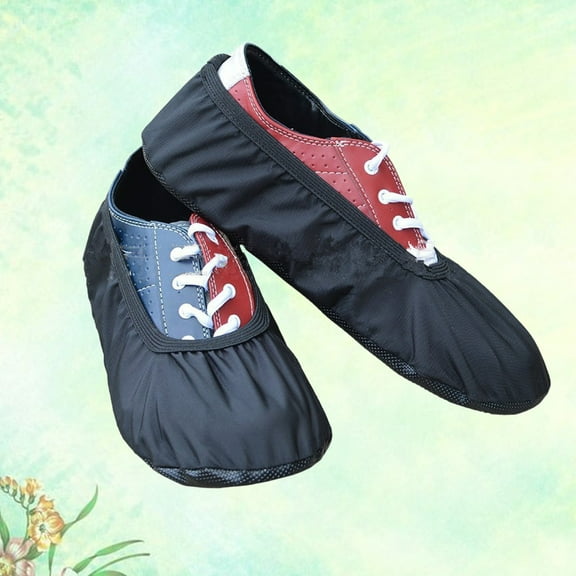 Bowling Shoe Covers Protector Coverings Indoors Waterproof Black