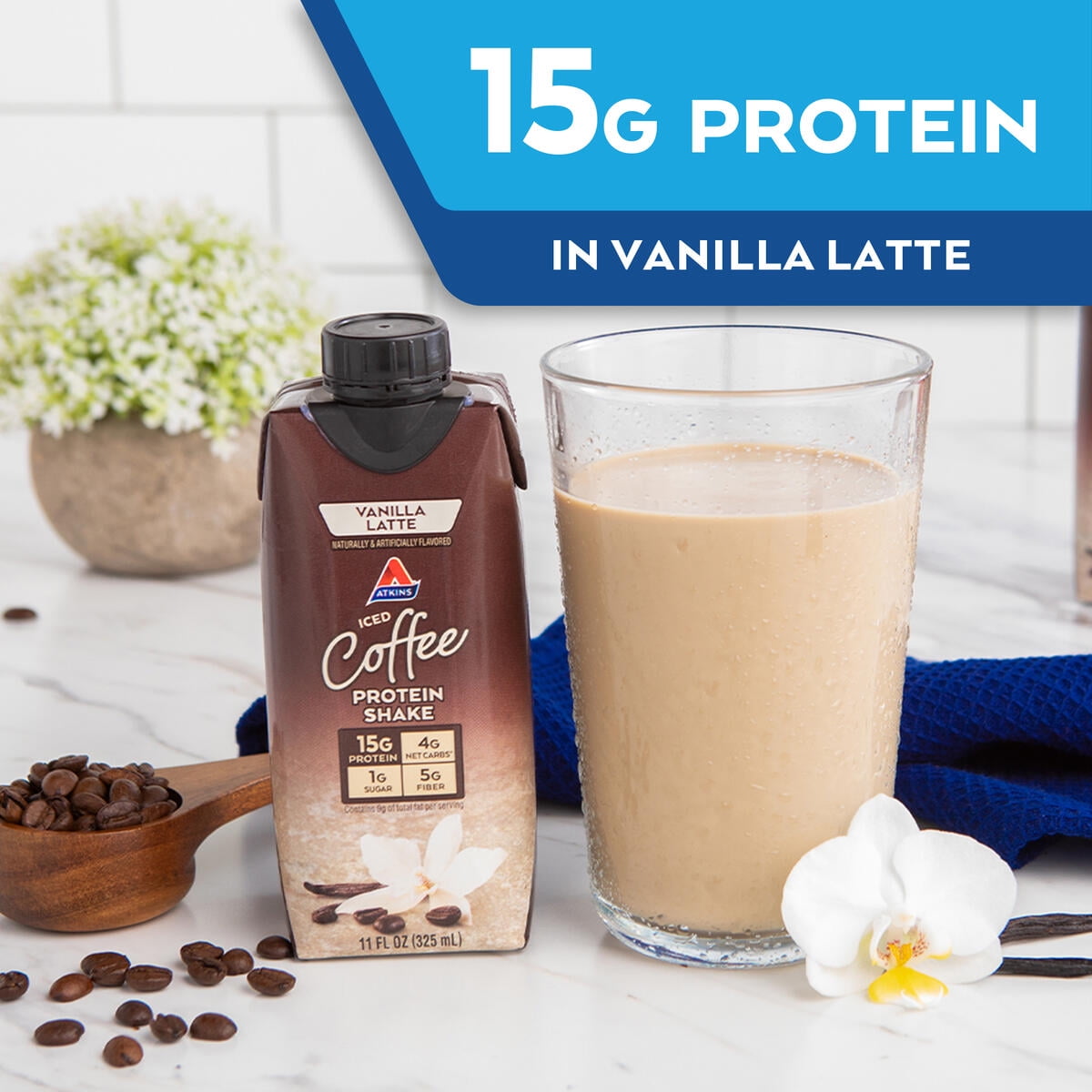 Gerlinea - Carb Reduced - Protein Shake - Iced Coffee - 240 gr