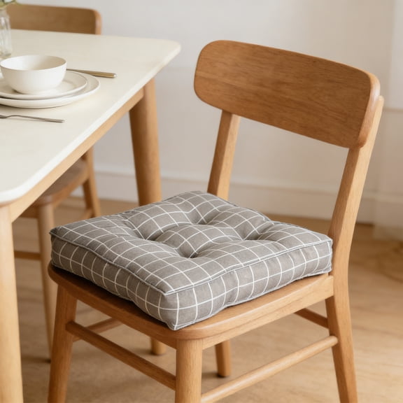 Kugisaki Chair Cushions Thick Seat Cushions Floor Pillow Cushion Breathable Comfort Chair Pads Non Slip Cushion for Chair Tatami Office Patio Car