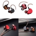 thumbnail image 3 of QKZ CK8 Earphone Double Unit Drive 3.5mm In Earphone; 3.5mm In Ear Headset Dual-Dynamic HiFi Wired Gaming Music Microphone Earbuds, 3 of 8