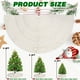 thumbnail image 3 of Christmas Knitted Tree Skirt Red Knitted Christmas Tree Apron Christmas Tree Skirt Decorations, 3 of 6