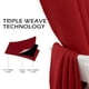 thumbnail image 4 of Cortinas opacas MYSKY HOME rojas de 42 x 114 cm para ventanas pequeñas, 4 of 8