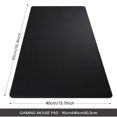 thumbnail image 2 of Hihuhen Gaming Mouse Mat/Mouse Pad 35.4X15.7X0.12Inch | Xxl Mouse Pad | Table Mat/Large Size | Improved Precision And Speed | Rubber Base For Stable Grip On Smooth Surfaces Non-Slip (90X40 Black004), 2 of 4