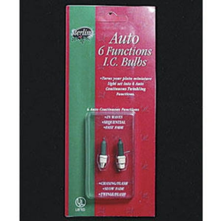 Pack of 2 Multi Function Continuous Action IC Mini Replacement Bulbs