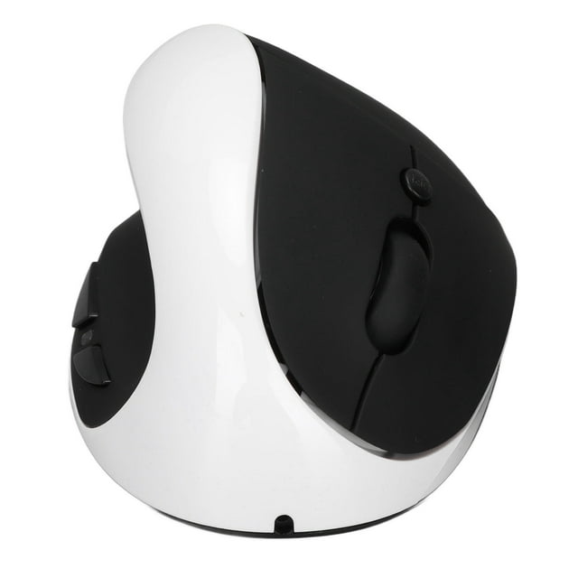 Left Hand Vertical Mouse, 2.4G Cordless Digital Ergonomic Mouse For People With Left Handedness, 800 / 1200 /1600 DPI, Rechargeable Vertical Ergonomic Mouse For Laptop, PC