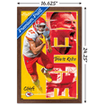 thumbnail image 3 of NFL Kansas City Chiefs - Travis Kelce 22 Wall Poster, 14.725" x 22.375" Framed, 3 of 5