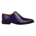 thumbnail image 5 of LIBERTYZENO Mens Wingtip Classic Genuine Leather Formal Oxford Shoes, Purple, 5 of 7