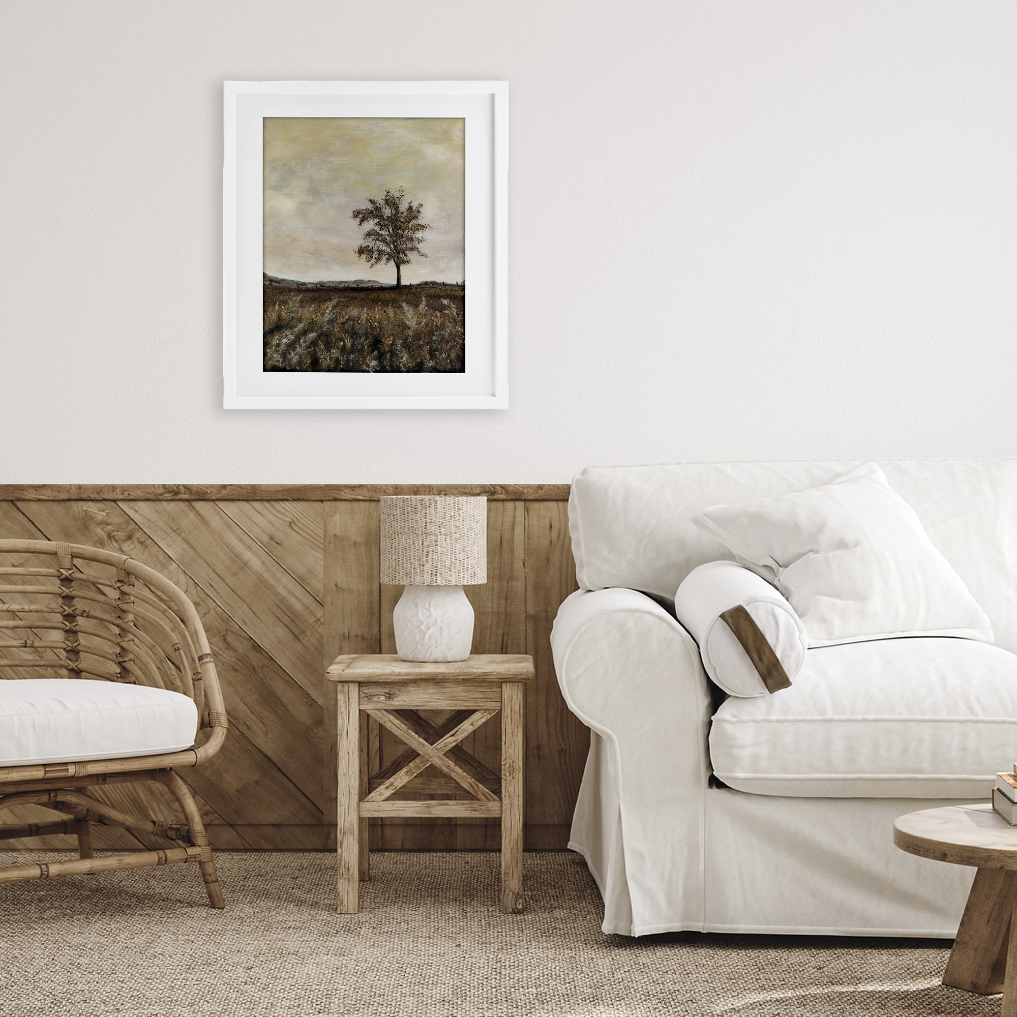 Stupell Industries Yesterdays Gone By White Framed Print Under Glass, design by Soulspeak & Sawdust