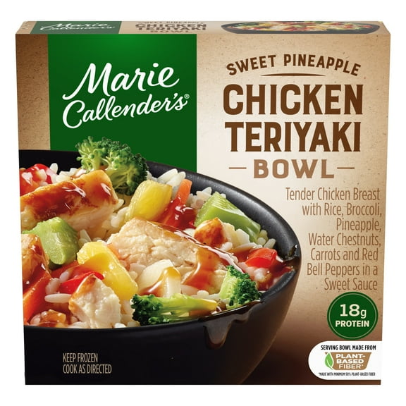 Marie Callender's Sweet Pineapple Chicken Teriyaki Bowl, Frozen Meal, 11.8 oz. (Frozen)