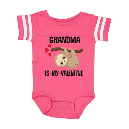 

Inktastic My Grandma Is My Valentine Gift Baby Boy or Baby Girl Bodysuit