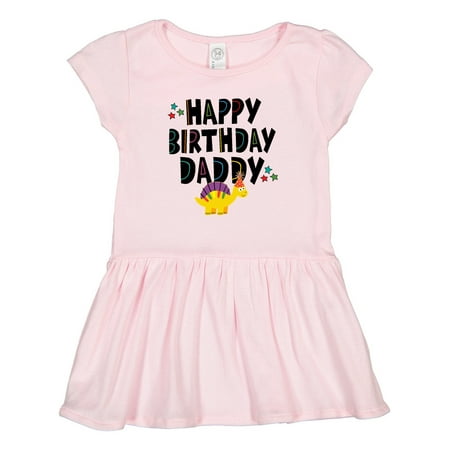 

Inktastic Happy Birthday Daddy Party Outfit Gift Toddler Girl Dress