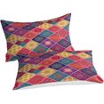 thumbnail image 2 of LAICAIW Ensemble de Housse de Couette à Motif Mandala Bohème, 3 Pcs, Lit Simple, 2 of 7