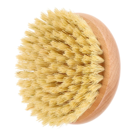 Hytrove 1Pcs Bathing Brush Sisal Fiber Face Cleansing Cleaning Scrubber for Bathroom Use