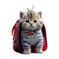 thumbnail image 1 of Bduttlefish 2D Acrylic Hanging Ornament Car Hanging Decor Rearview Decoration Interior Pendant Car Cute Key Pendant Mirror, 1 of 9