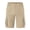 Khaki, variant on Men's Hiking Cargo Shorts Outdoor Travel Shorts for Men with Multi Pocket for Fishing Camping Casual Golf Black 34
