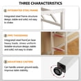 thumbnail image 4 of HDOFM 31.5"/39.4" No Assembly Folding Computer Desk, Foldable Laptop Table for Small Space, Home Office, Student Bedroom & Apartment, 4 of 5