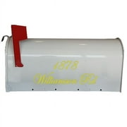 VWAQ Custom Mailbox Decals Personalized Street Address