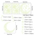 thumbnail image 4 of Coofit Ceiling Art Stickers Adhesive DIY Moon Stars Dot Luminous Stickers Wall Decal, 4 of 8