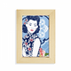 thumbnail image 1 of Marco de foto Unbranded cultura china flor azul mujer Escritorio de madera 5x7 pulgadas, 1 of 4
