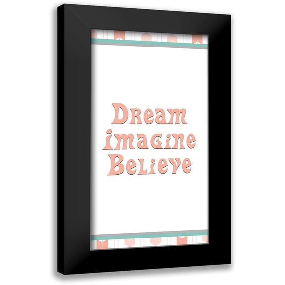 Kimberly, Allen 9x14 Black Modern Framed Museum Art Print Titled - Imagine 1