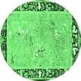 thumbnail image 1 of Ahgly Company Indoor Round Animal Emerald Green Traditional Area Rugs, 4' Round, 1 of 4
