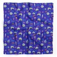 thumbnail image 1 of Bimba Blue Crab & Tortoise Ocean Pure Silk Printed Head Bandanas Summer Neck Wrap Scarf 40 x 40 Inches, 1 of 6