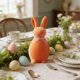 thumbnail image 4 of TanSiDing Easter Bunny Figurine Spring Home Decor Desktop Ornament Festive Bunny Statue Holiday Tabletop Decoration for Indoor Outdoor Decor, 4 of 6